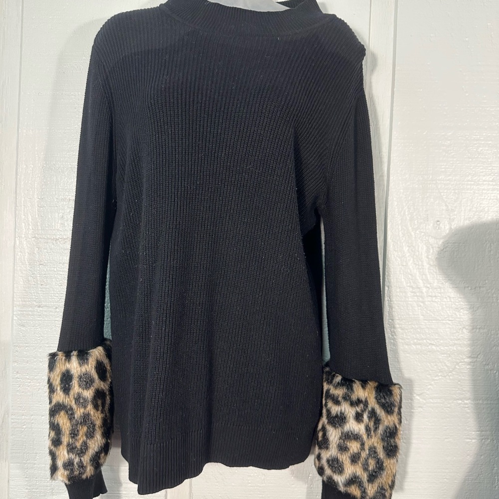 Michael Kors Black Sweater Size Large EUC